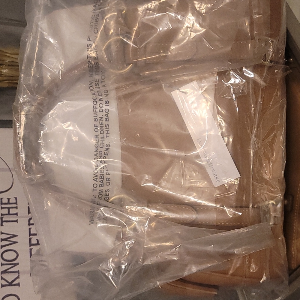 Dooney and Bourke Leather Satchel In the Color (BARK) COMES W/DUST BAG WORN3xs - Picture 2 of 6